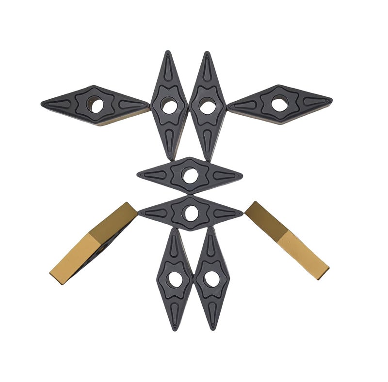 FomaSP VNMG332/VNMG160408-FPM CNC Carbide Turning Inserts for Semi-Finishing Steel Cutting,10 PCS. - Image 4